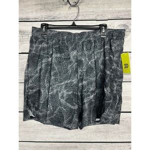 NWT Men’s All in Motion Black Silver Performance Any Sport Shorts - Large